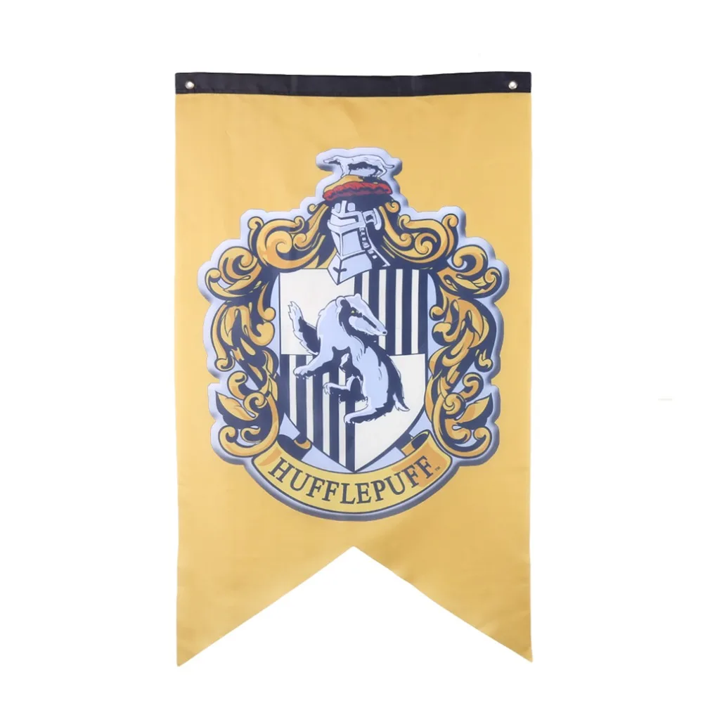 Gryffindor Slytherin Hufflepuff Ravenclaw House Flags Collection Harry Potter Banner 