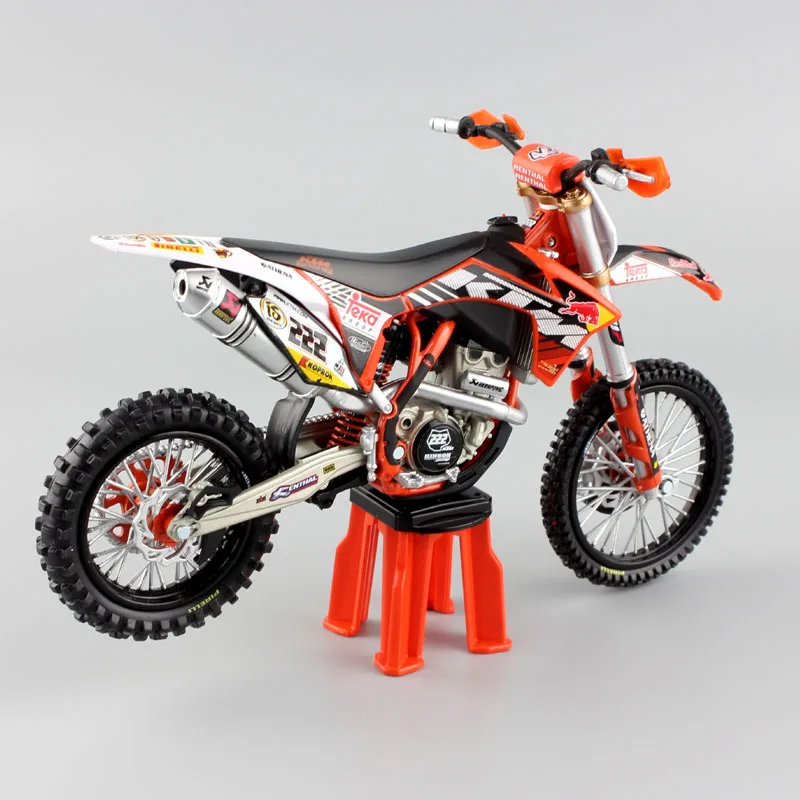 1 12 Масштаб Мини red bull KTM SXF 350 2011 antonio No#222 мотоцикл redbull MX Мотокросс литая под давлением модель dirt ENDURO гоночный велосипед игрушка