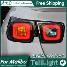 AKD автомобильный Стайлинг для Chevrolet Malibu задние фонари 2011- Malibu светодиодный задний фонарь DRL+ тормоз+ Парк+ сигнал