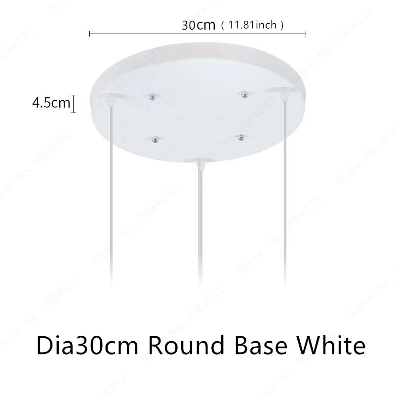 SKU_Dia30 Round Base White