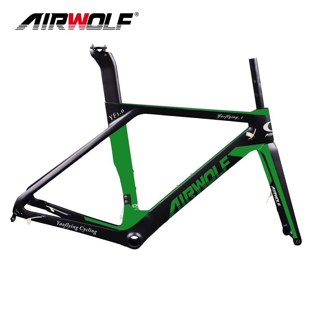 2018 Airwolf шоссейный углеродный диск размер кадра в 49/52/54/56 см Bicicleta углерода
