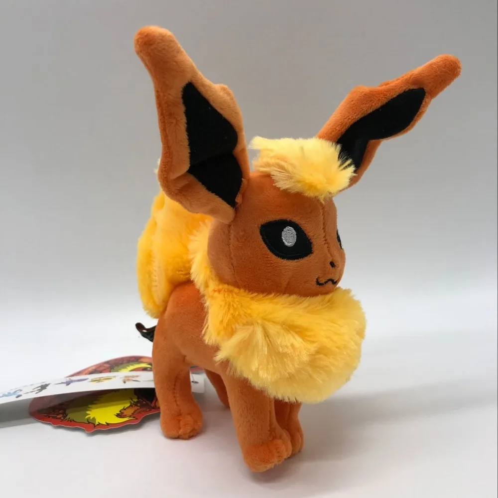 Мягкая плюшевая игрушка Flareon кукла плюшевое животное 8 дюймов|Персонажи