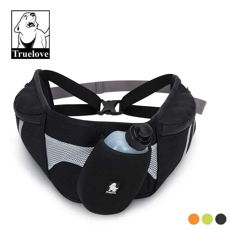 

Truelove Hands Free Pet Dog Running Jogging Padded Waist Belt 3M Reflective With Water Bottle For Walking Training Traveling