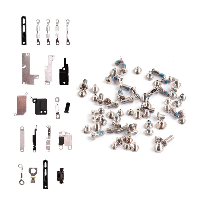 

1set full screw + inner Metal Bracket Holder for iPhone 7 8 Plus 5.5'' 7G 8G X Inside Small Parts Shield Plate Set Kits Parts