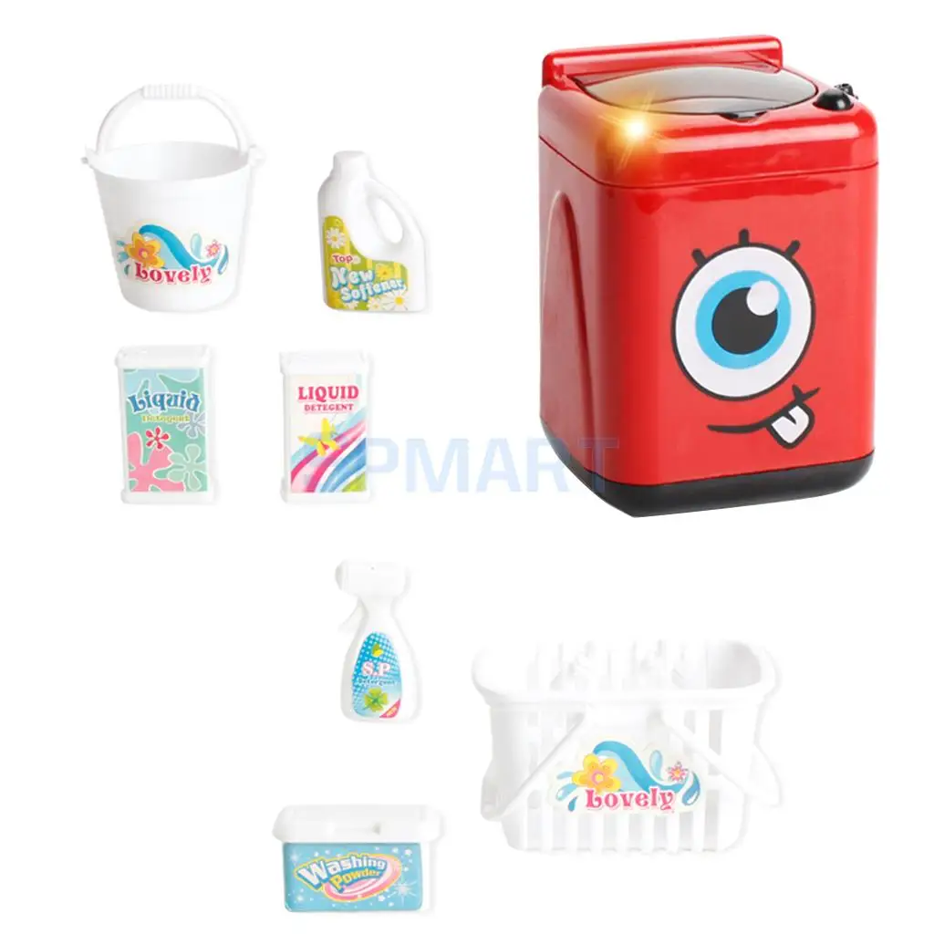 Simulation Home Appliances Toys w/ Sounds & Lights - Baby Pretend Play Kitchen Cooking Housekeeping Play Food Toy Developmental