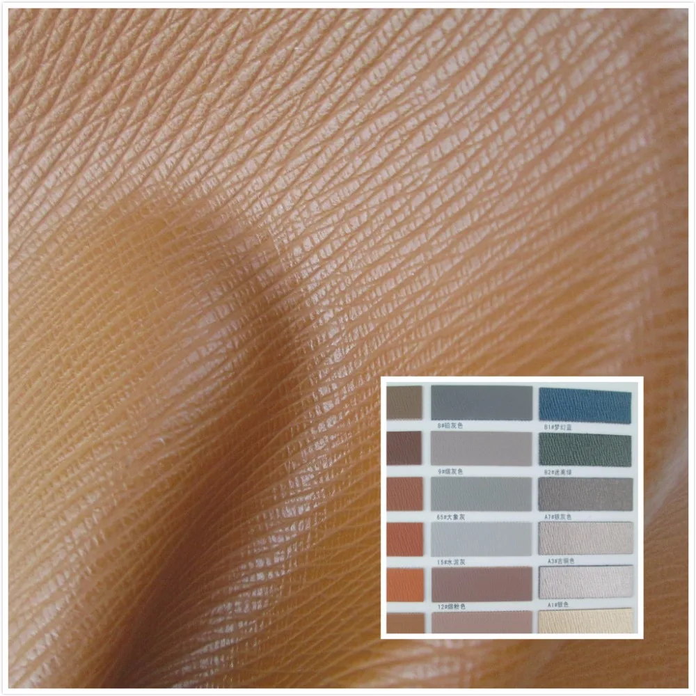High quality environmental protection toughness faux leather fabric PU synthetic 80 color textile for bag belt | Дом и сад