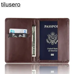 Бизнес унисекс для путешествий Обложка для паспорта из искусственной кожи Аксессуары для путешествий Z116