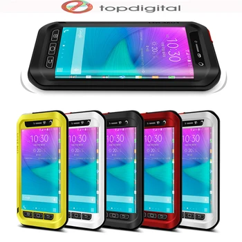 

LOVE MEI Powerful Shockproof Case for Samsung Galaxy Note Edge N9150 SM-N915G Heavy Duty Case Cover Armor Dropproof Metal Shell