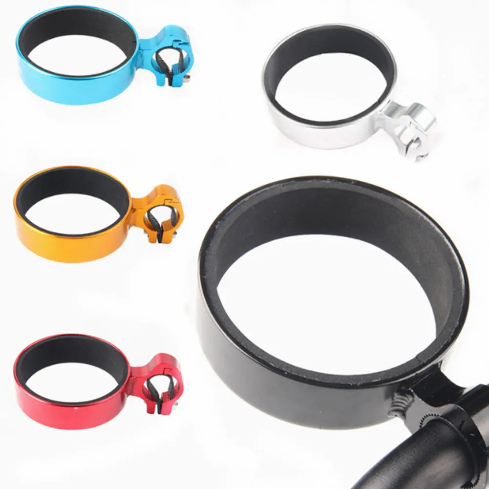 Bike Coffee Cup Holder Aluminum Alloy Bicycle Handlebar Clamp Mount