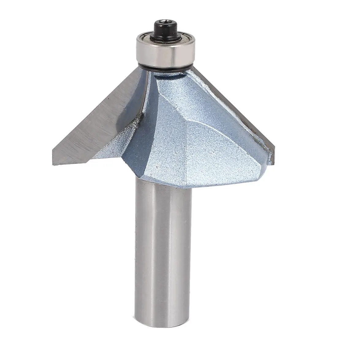

UXCELL 1/2" Shank Dia 1" Cutting Length 45 Degree Chamfer Router Bit Cutter Tool