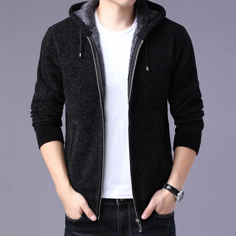

Young man stretch of new fund of 2018 autumn winters is cultivate one's morality even cap zipper sweater