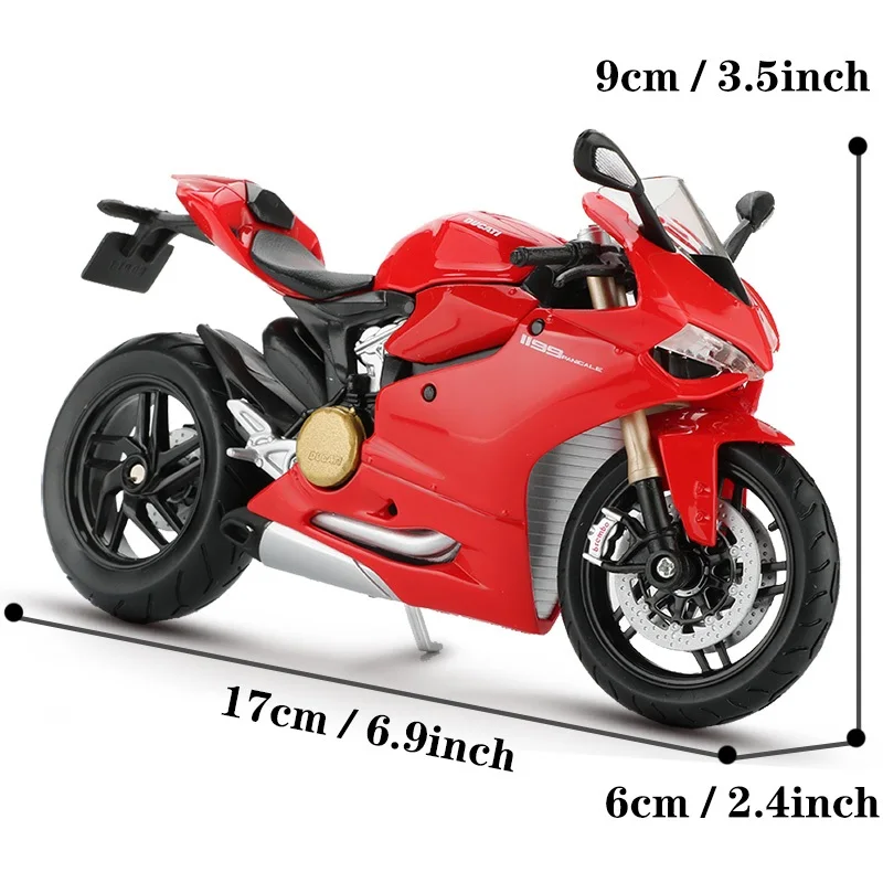 Maisto 1:12 Игрушечная модель мотоцикла H2R 1199 Panigale GSXR 750 YZF R1 CBR 600RR гоночный мотоцикл коллекция детских игрушек