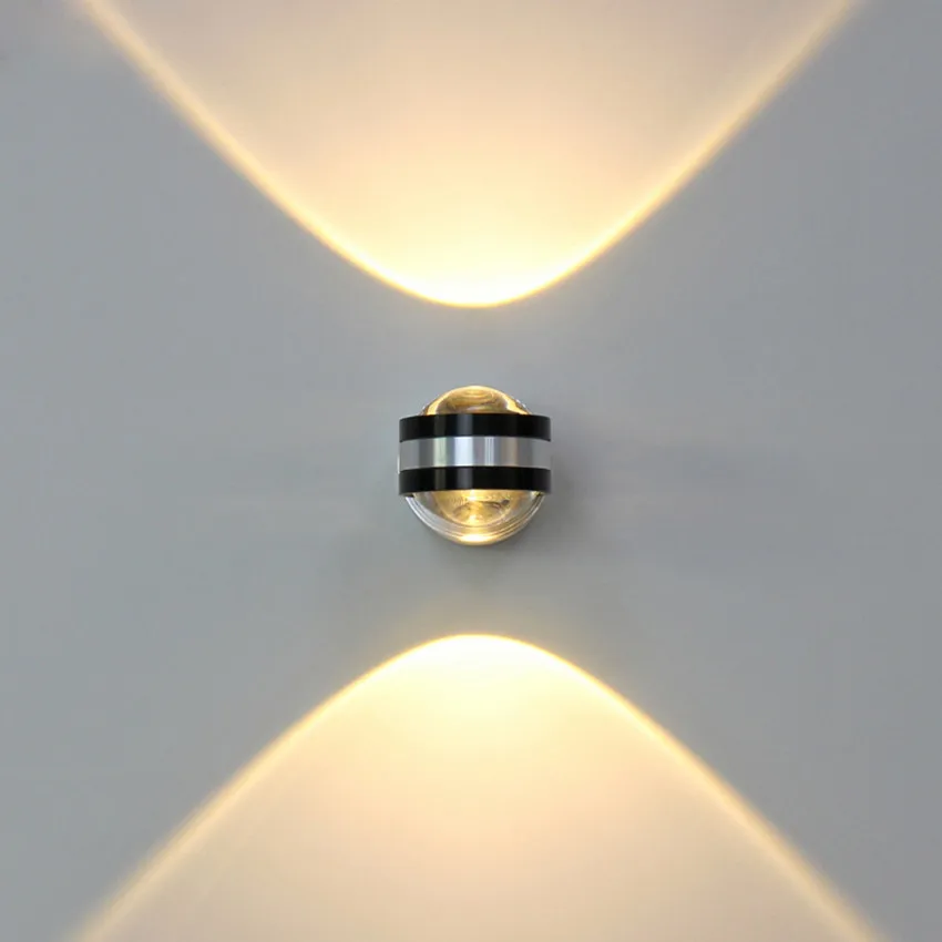 

Vintagelll 6W LED Aluminium Wall Light LED Indoor Lighting Light Fixture Wall Lamp Living Room Bedroom Wall Lamps