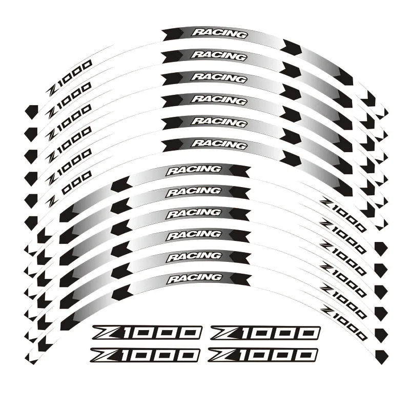 Refletores para Roda de Motocicleta para Kawasaki Adesivos Polegadas Z1000 17 4 High Quality Automóveis e motos