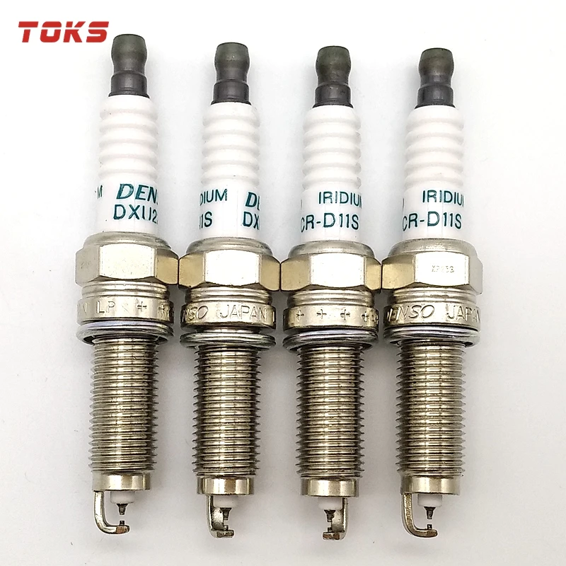 

TOKS 4pcs 12290-R1A-H01 Dual Iridium Spakr Plug for Honda ACCORD CIVIC CR-V HR-V 12290-R1A-A01