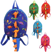 New Cute Dinosaur Anti-lost Backpack for Children Cartoon Kindergarten Baby Backpack Baby Accessories 0-36 Months