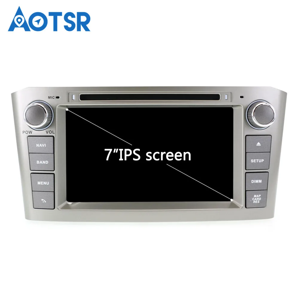 64G ram Android 9,1 автомобильный Радио gps Мультимедиа Стерео dvd-плеер для Toyota Avensis T25 2003-2008 Авто Аудио wifi видео навигация