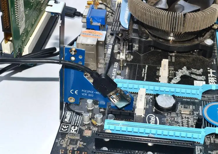BEESCLOVER PCI-Express PCI-e a tarjeta adaptador PCIe a Doble Tarjeta de expansión de ranura PCI USB 3,0 añadir tarjetas convertidor r20 BEESCLOVER PCI-Express PCI-e a tarjeta adaptador PCIe a Doble Tarjeta de expansión de ranura PCI USB 3,0 añadir tarjetas convertidor r20