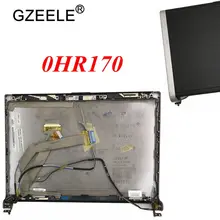 GZEELE для DELL XPS M1330 13," ЖК-дисплей Крышка верхняя крышка сборки+ петли(черный) ЖК-дисплей верхней крышке задняя крышка ж/кабели HR170 0HR170