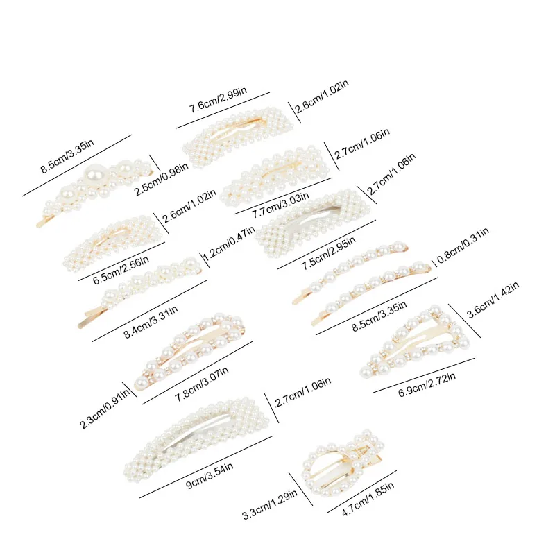 1 шт. модные жемчужные заколки для волос сплав женский элегантный корейский дизайн металлические аксессуары для укладки волос Ювелирные украшения для укладки