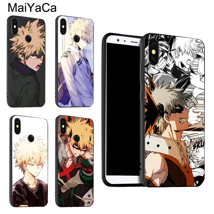 

MaiYaCa Boku no Hero Academia Katsuki Bakugou Case For Xiaomi Redmi 6 6A S2 4X 5Plus Note 7 5 Pro 5A Mi 6 9 8 6X A2 MAX 2 3 K20