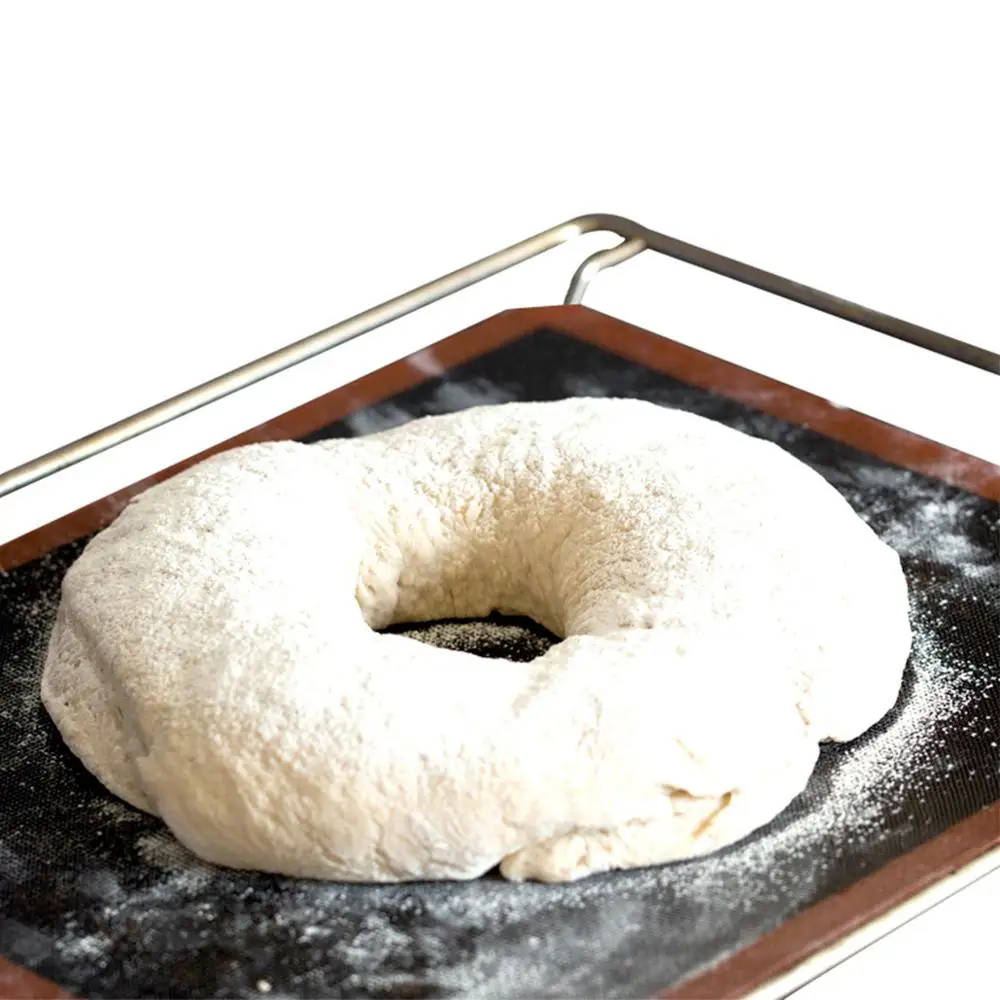 Bluedrop large size bread baking mat Eclair baking sheet cookies biscuits bakery mesh sheet silicone baking liners 37x57cm