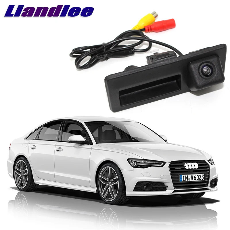 

LiandLee Car Trunk Handle Rear View Reversing Parking Camera For Audi A6 C7 4G 2011~2018
