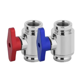 

G1/4 Water Cooling Valve Internal Threads Valves Water Ball Valve for Computer Water Cooling System