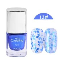 Misscheering 1 шт. 7 мл синий для печатей лаком для ногтей лак для ногтей штамповка лак спрей для DIY Дизайн ногтей