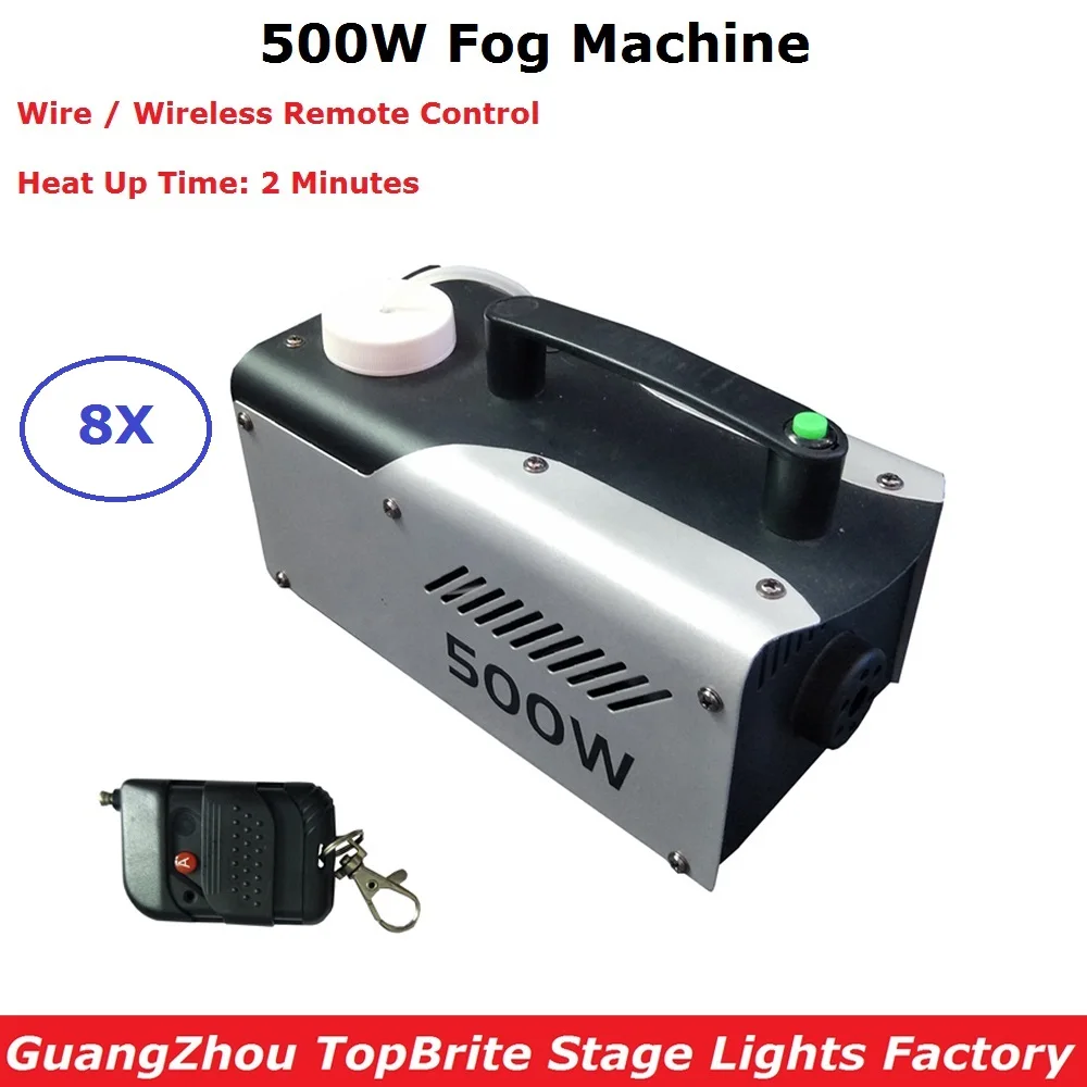 

Hot Sales Wire / Wireless Remote Control Mini 500W Smoke Machine Professional Dj Equipments Stage Fogger Machine Good For KTVs