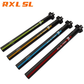 

RXL SL Bicycle Carbon Seatpost 350/400mm Seat Post For MTB/Road Bike Carbon Fiber Seat Post 3K Glossy Carbon Seatpost 27.2mm