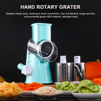 

Multi-function Chopper Manual Rotating Grater Vegetable Fruit Cutter Kitchen Gadgets Best Price