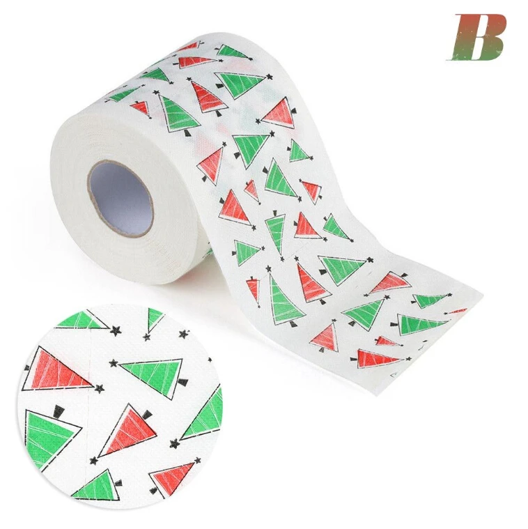 Бренд Санта Клаус рождественские товары для дома туалетная бумага рулон 2 слоя гостиная туалетная бумага s