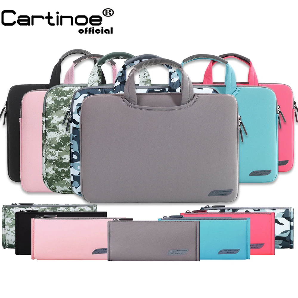 

Portable Laptop Sleeve bag 11 12 13 14 15.6 inch Computer Carrying Case Handbag men women Beiefcase case for Macbook Pro 13 15