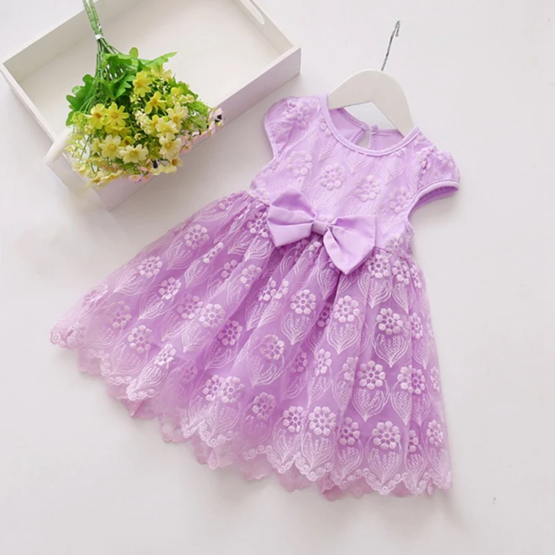 Летние платья для малышей, кружевное платье принцессы с оборками для маленьких девочек вечерние платье для вечеринки и свадьбы, Одежда для