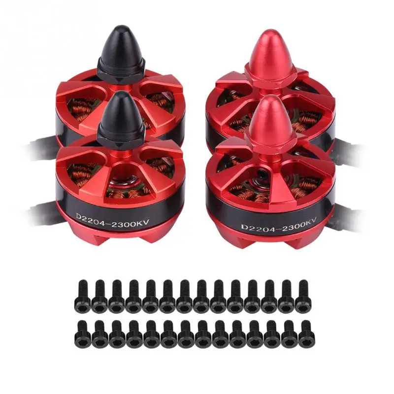 Бесщеточный двигатель D2204 2300KV 2 3S для гонок 250 260 280 мультироторный Дрон M5 диаметр