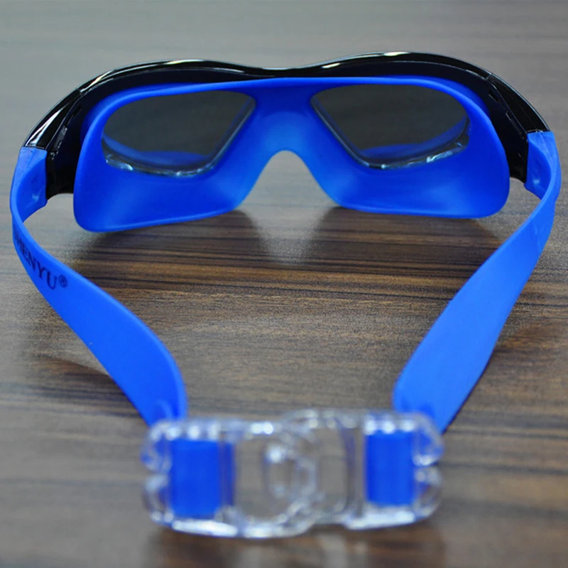 Профессиональные очки для плавания для взрослых, очки для плавания с большой оправой, покрытие анти-туман, очки для бассейна для мужчин и женщин, солнцезащитные очки для плавания