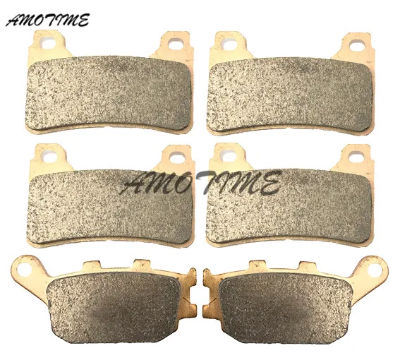 

Motorcycle Parts Copper Based Sintered Motor Front & Rear Brake Pads For Honda CBR600RR F5 2005-2006 CBR1000RR 2004-2005