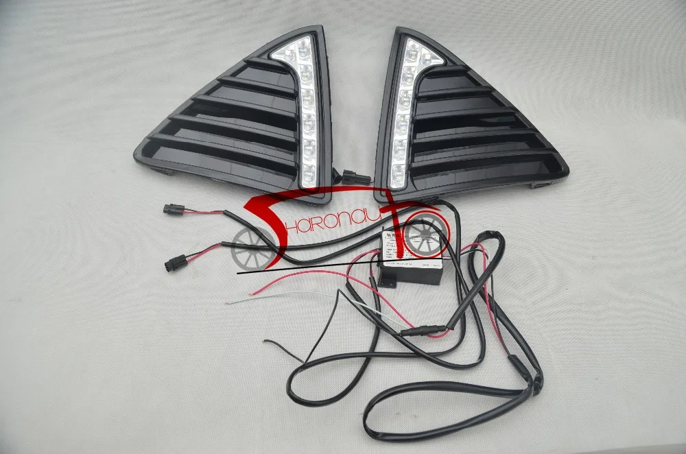 

Daytime Running Lights LED Car DRL For Focus 3 2012,Front Lamps,Fog Lights,Gloss Style