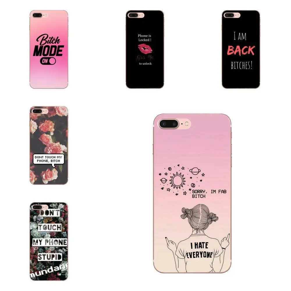 

Dont Touch My Bitch Top Detailed Popular For Apple iPhone 4 4S 5 5C 5S SE 6 6S 7 8 Plus X XS Max XR Soft TPU Capa Coque