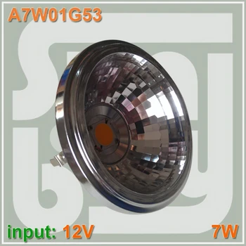 

8PCS/Pack Free shipping LED AR111 COB reflector 7W G53 12V 770LM replace to 50W bulb high lumens spotlight bulb