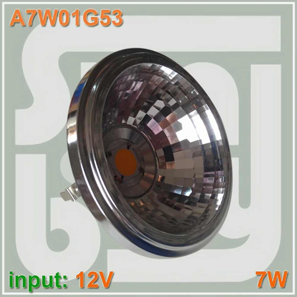 

LED AR111 COB reflector 7W G53 12V 770LM replace to 50W bulb high lumens two years warranty 7w AR111 spotlight bulb