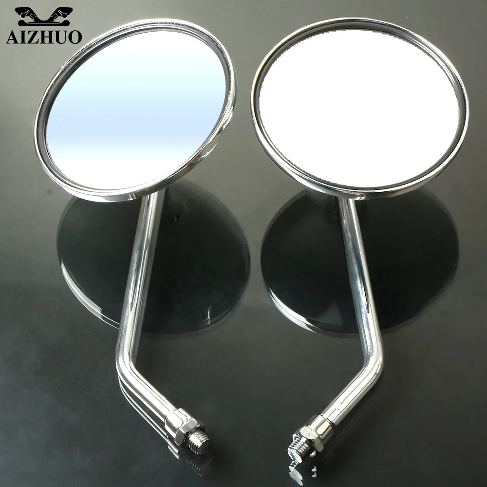 

8mm 10mm Screw Universal Motorcycle Back View Mirror Rearview Side Mirrors For YAMAHA DS6 250 DS7 250 DT1 250 DT 1000 125 175