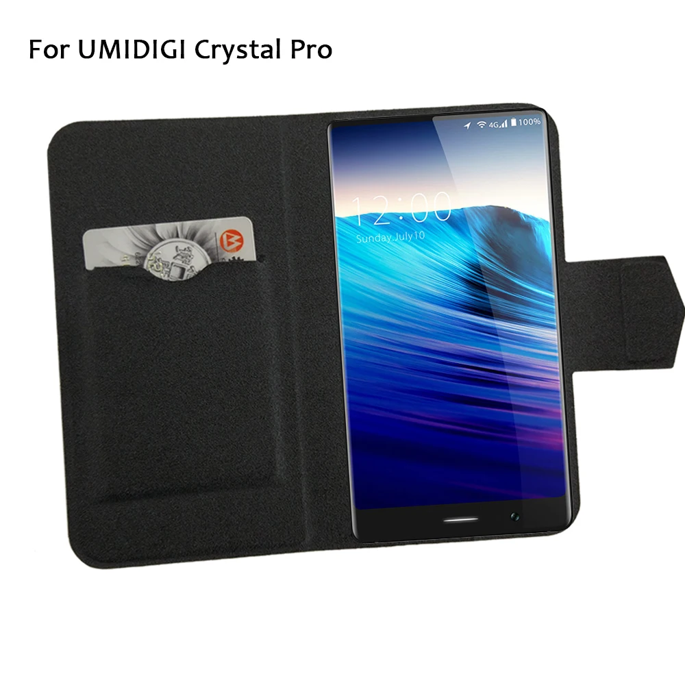 

5 Colors Hot! UMIDIGI Crystal Pro Case Phone Leather Cover,Factory Direct Luxury Full Flip Stand Leather Phone Shell Cases