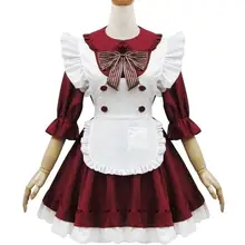 Halloween Costumes For font b Women b font Japanese Lolita Dress Female Maid font b Anime
