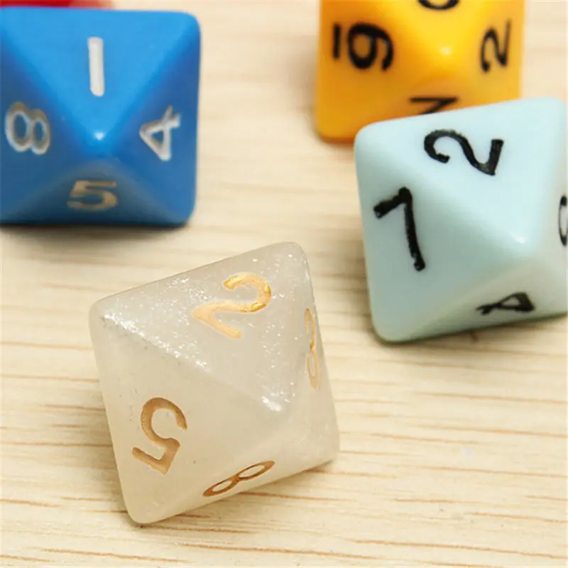 5 шт./пакет multi-кубика игр Набор кубиков Главная KTV трпг RPG настольные игры цифровые кости