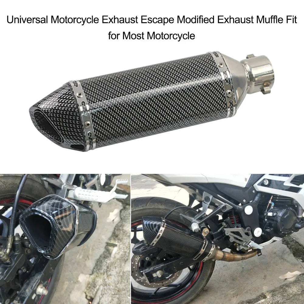 

38-51mm Stainless Steel Universal Motorcycle Exhaust Escape Modified Exhaust Muffle Fit for Most Motorcycle Styling