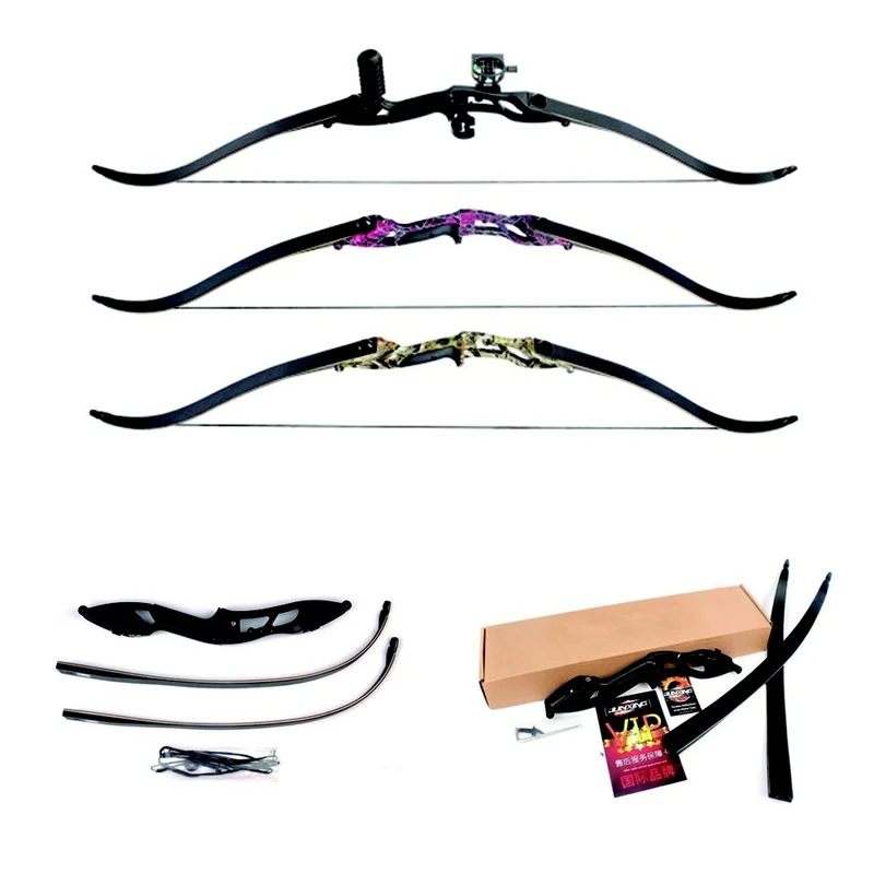 

3 color 30-50LBS Archery Hunting Archery Recurve Bow Adults American Hunting Bows Arrow Sports Tranditional Long Bow