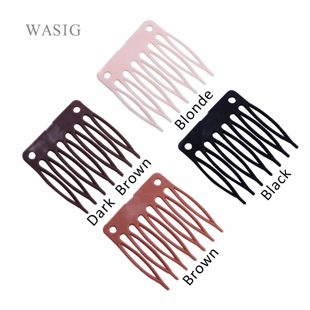 50 pcs /Lot,Wig Accessories,Hair Wig Plastic Combs and Clips For Wig