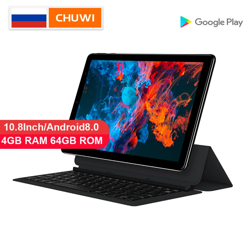 CHUWI Original Hi9 Plus Tablet PC MediaTek Helio X27 Deca Core 2K Screen Dual 4G 10.8 Inch 4GB RAM 64GB ROM Android 8.0 Tablet